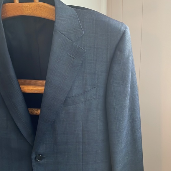 Canali size 36 blue check sports jacket - Picture 2 of 10